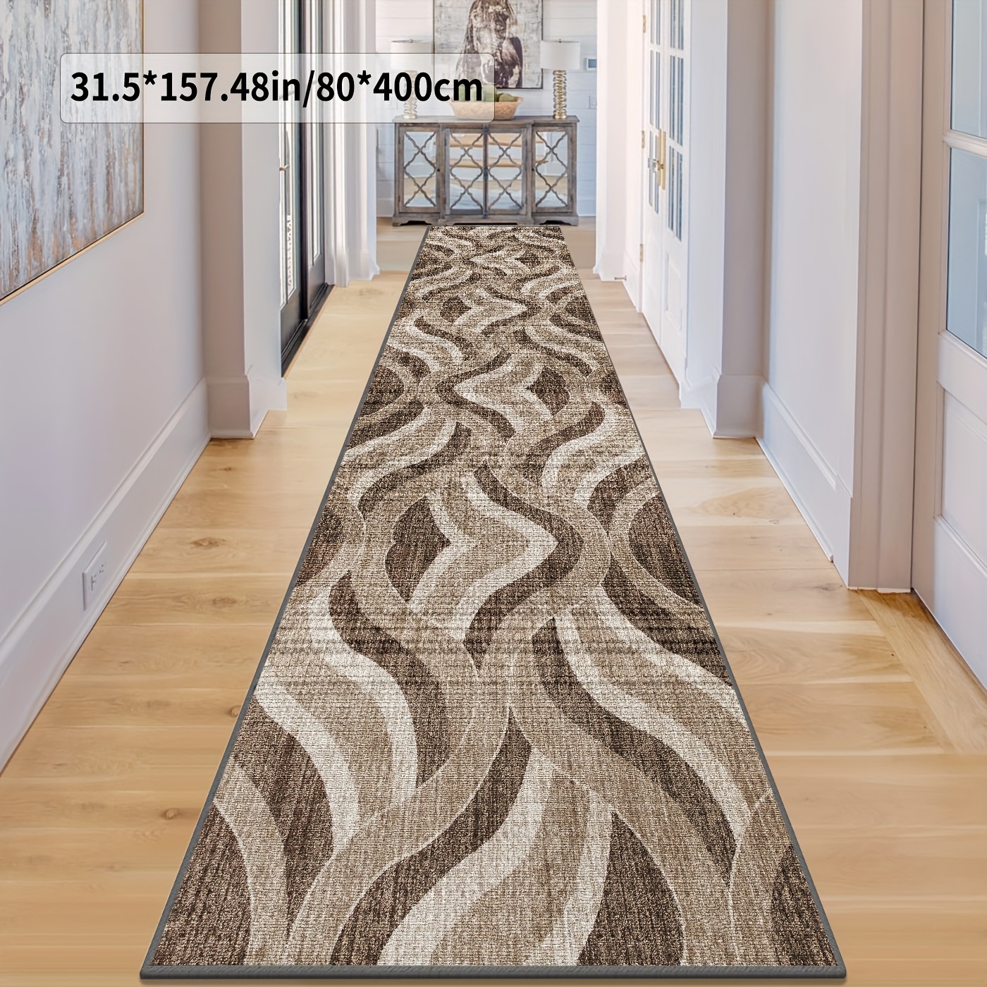 ultra lang laufmatte braun verdicktes 850gsm