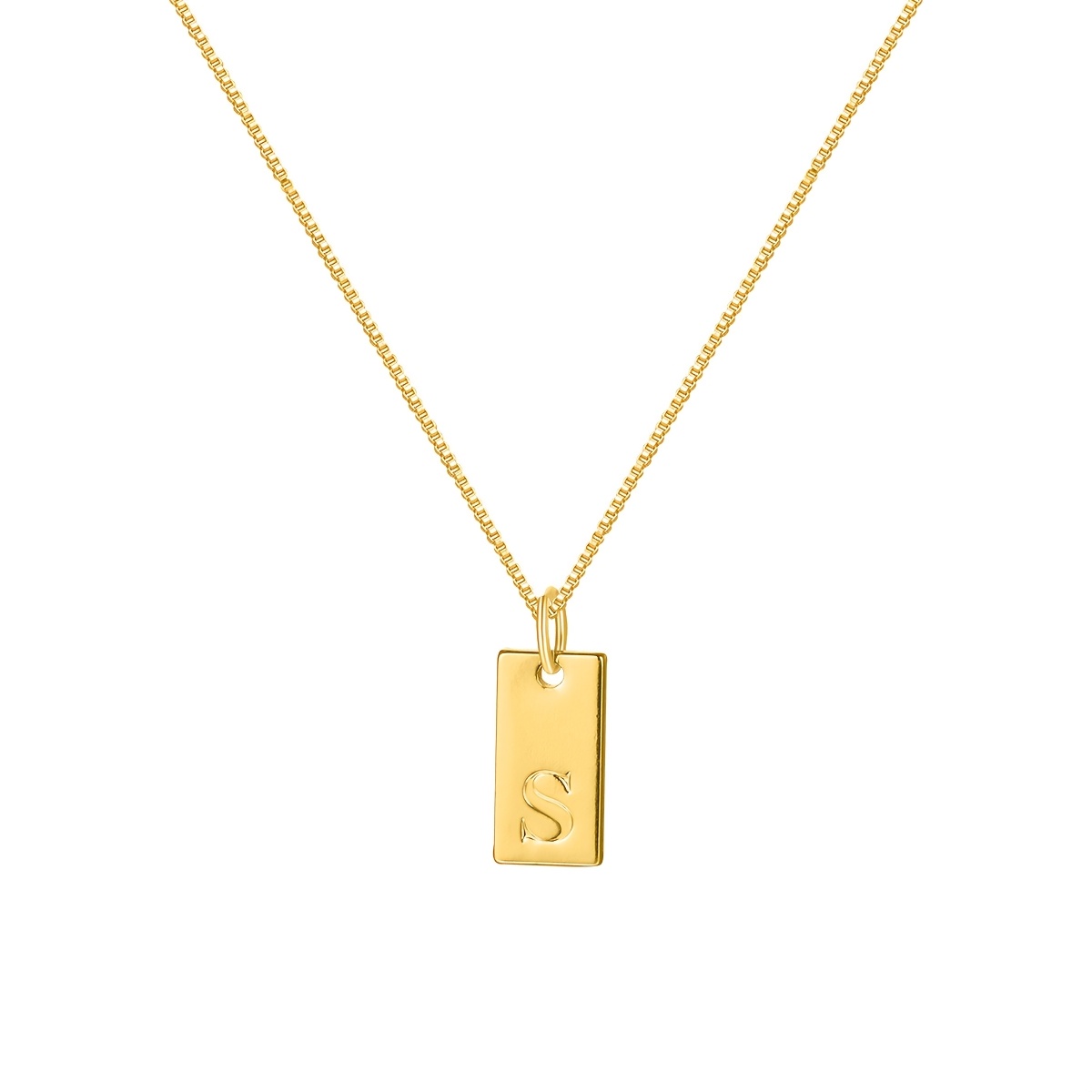 TEMU 1pc 26 Letter Minimalist Pendant Necklace, Stainless Steel, Women's Fashion Pendant Necklace, Letter Necklace, Suitable For Daily Wear, Perfect