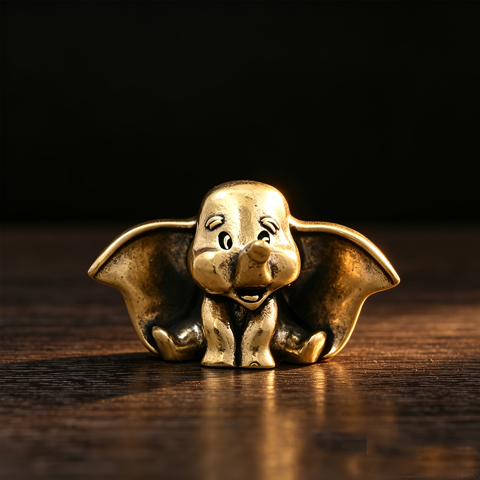 TEMU Ornement de bureau éléphant grand en métal , figurines , statuette éléphant créative, décoration d'intérieur pour les fêtes de Noël et Halloween