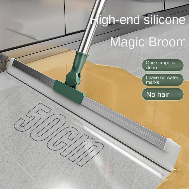 magic silicone broom versatile floor scraper for bathrooms home no power needed household   details 0