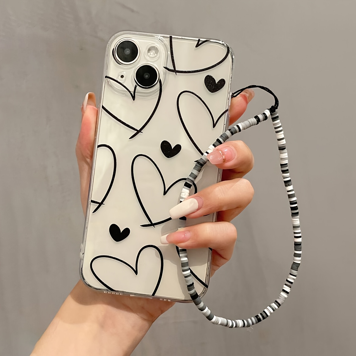 

-shaped Tpu Phone Phone Lanyard, - Bracelet Suitable For 11/12/13/14/12 /14 Pro/15/x/xr/7/8 And Apple