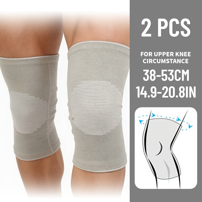 TEMU 2pcs Knee Support With Charcoal, Warm, Comfortable And Breathable In Summer, Suitable For Office And Home Use In Air-conditioned Rooms, Suitable