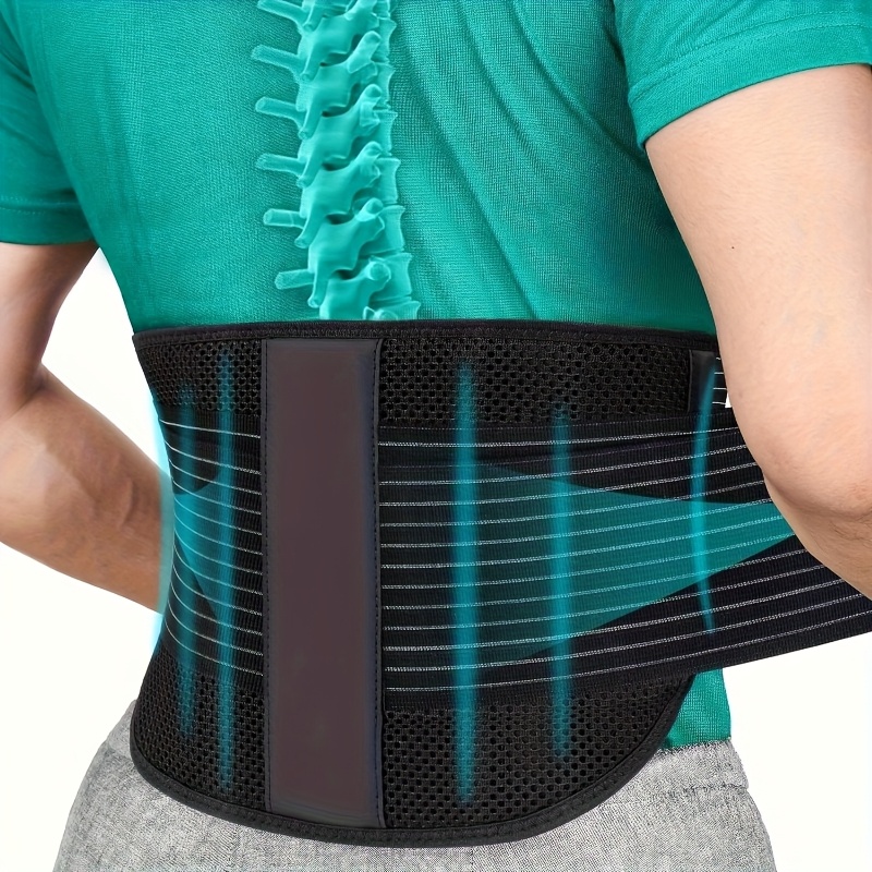 Breathable Lumbar Support Belt, Lumbar Spine Support Belt, Adjustable Pressure Lumbar Support, Waist Fixed Support, Universal For Men And Women