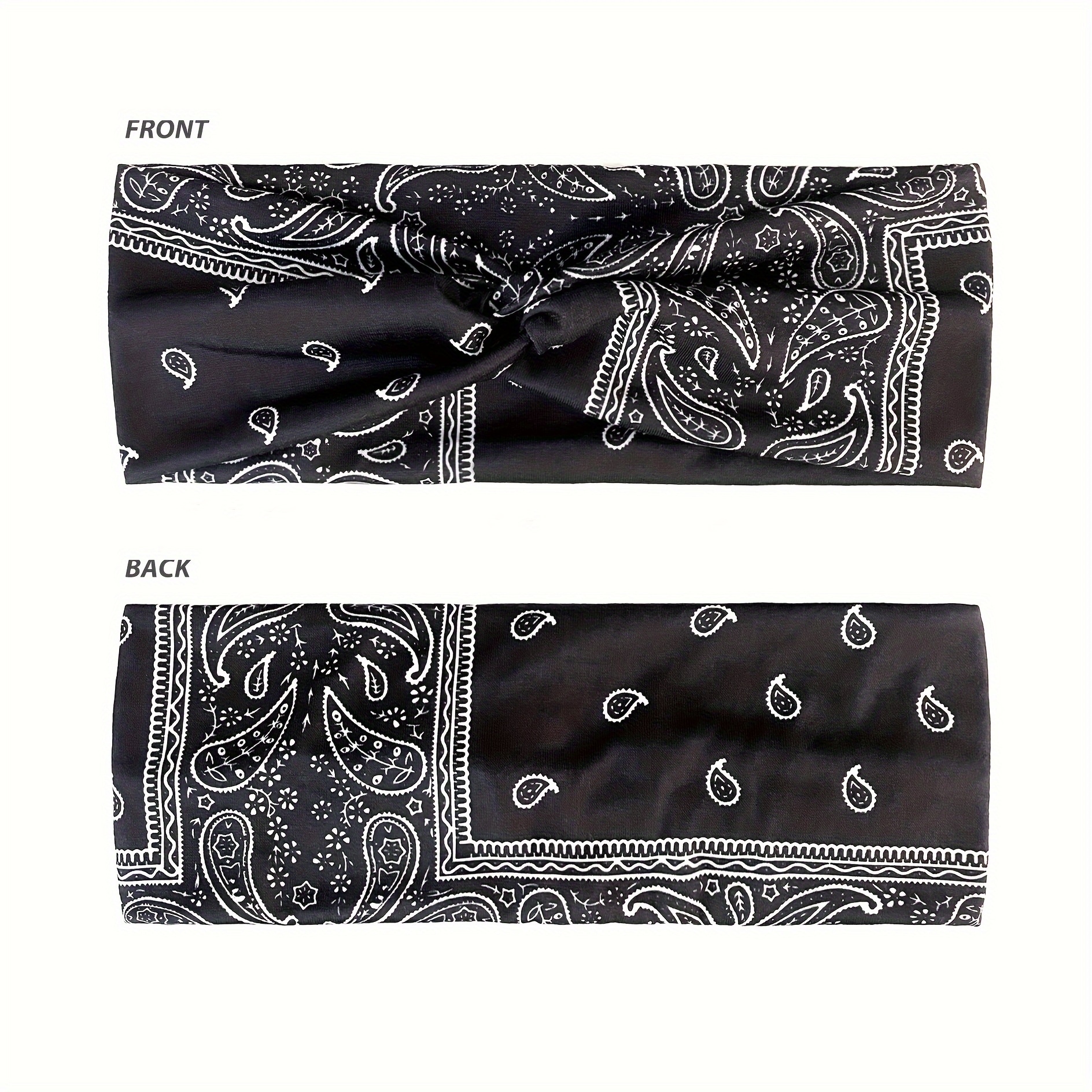 A Single Women's Headscarf Headband Non-slip, Designed In A Bohemian Style For Sports, Ideal For Yoga And Fitness, And Perfect For Styling Long Hair