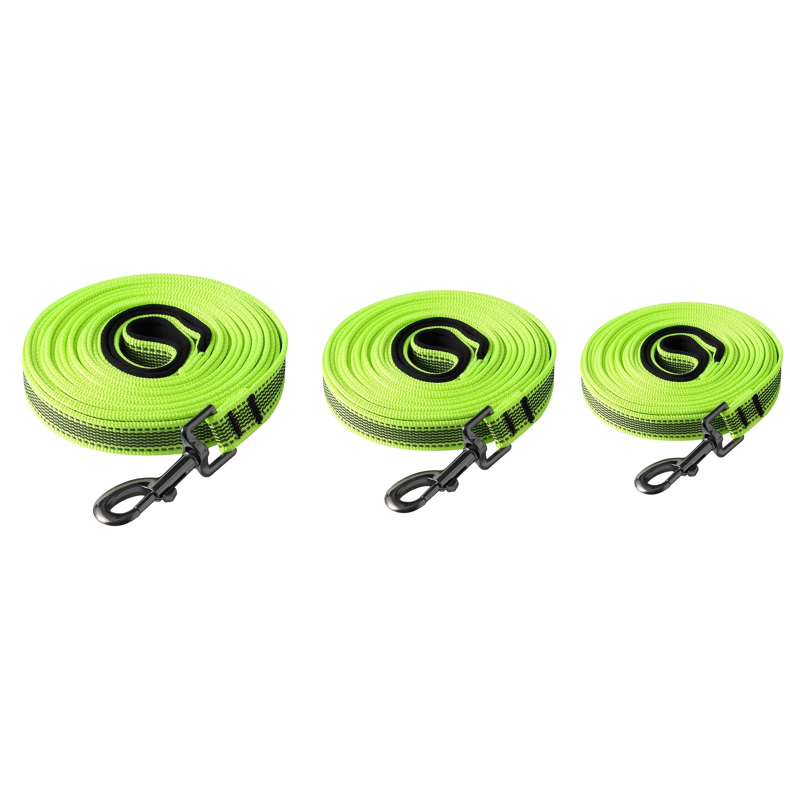 Double-Sided Reflective Dog Leash with Padded Handle, Heavy Duty