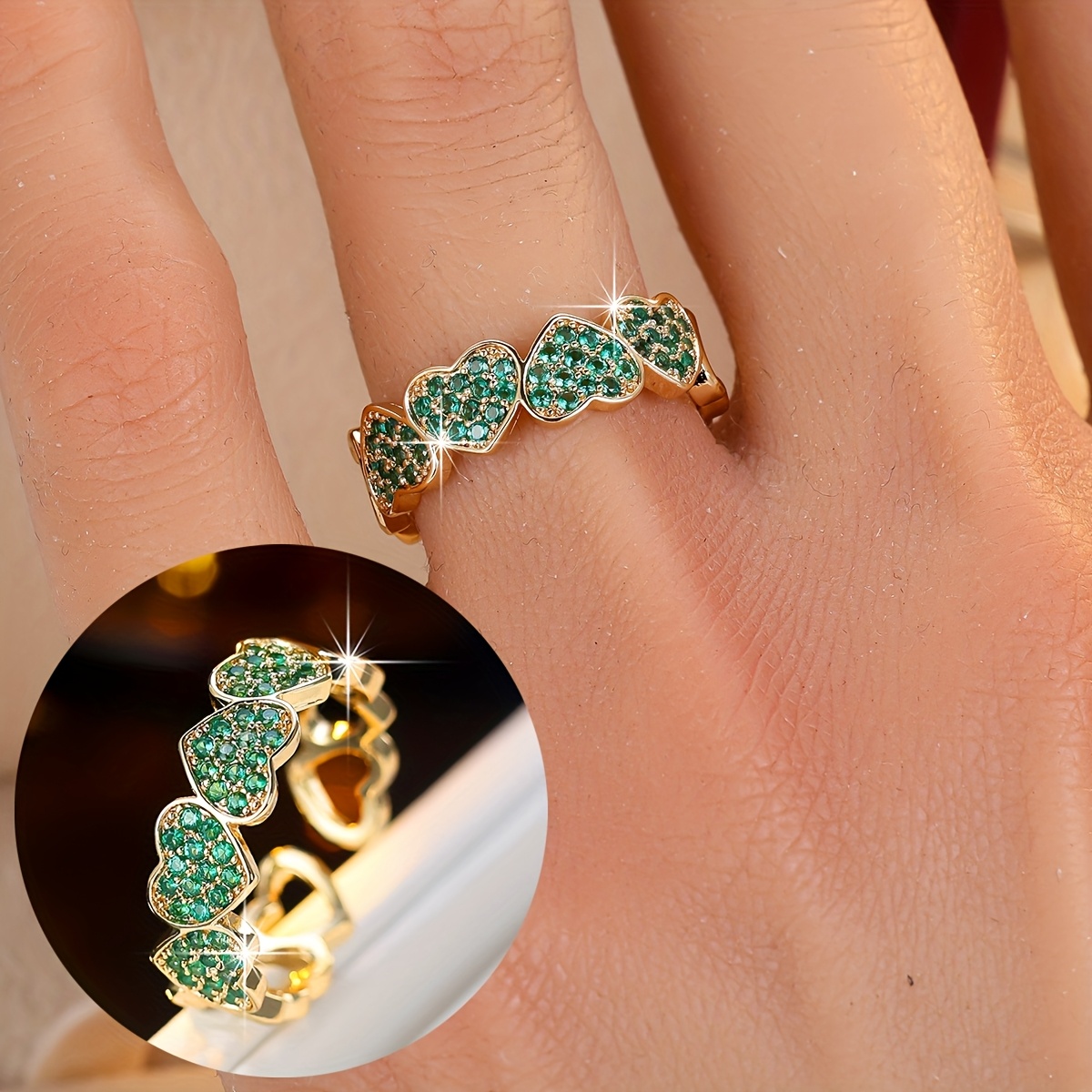 Delicate Ring with Unique Charm Perfect for Index Finger