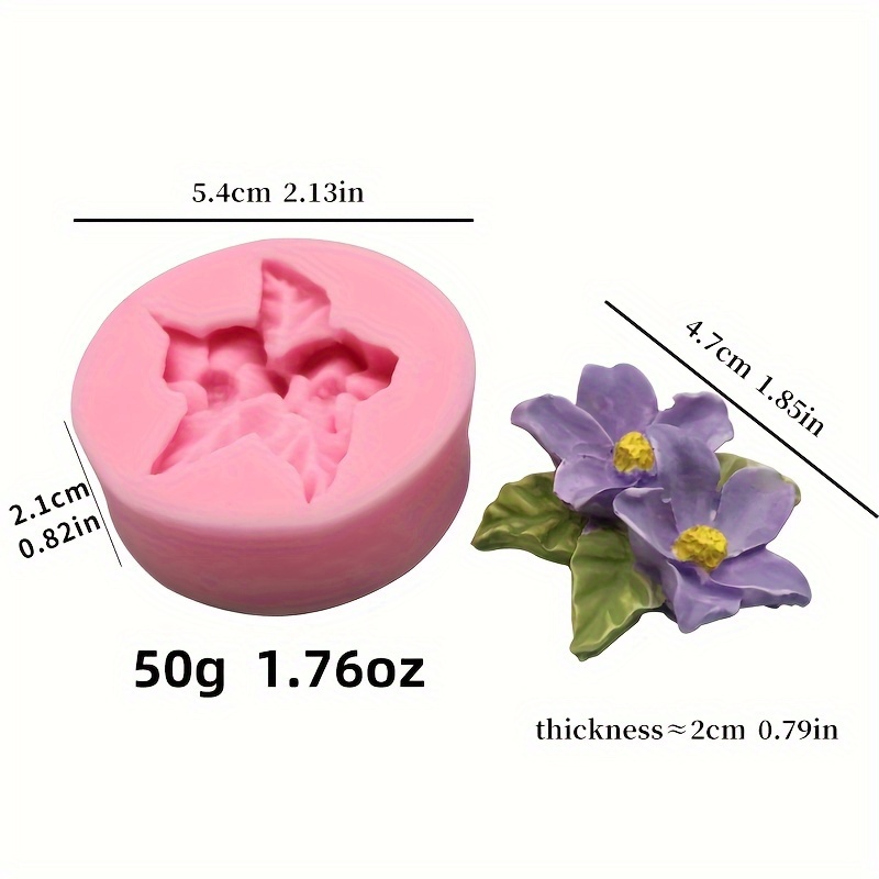 E-shop ., Trompetenblume Silikonform Lotusblütenknospe Diffusor Aromatherapie Gips Tropfen Kleber Form