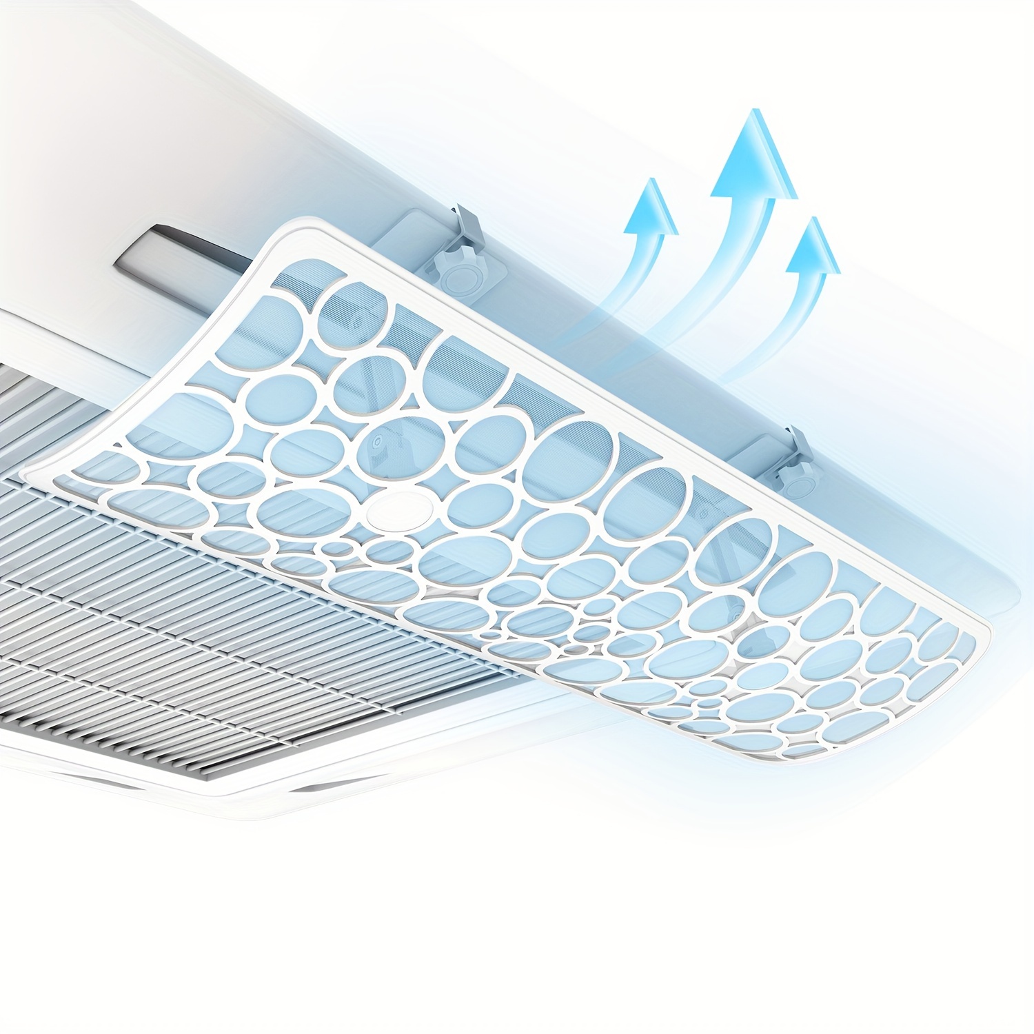 TEMU Autogo Air Conditioner Deflector , Abs & Pet , Ceiling Air Outlet , No Electricity Needed, For , Compatible Air Conditioners