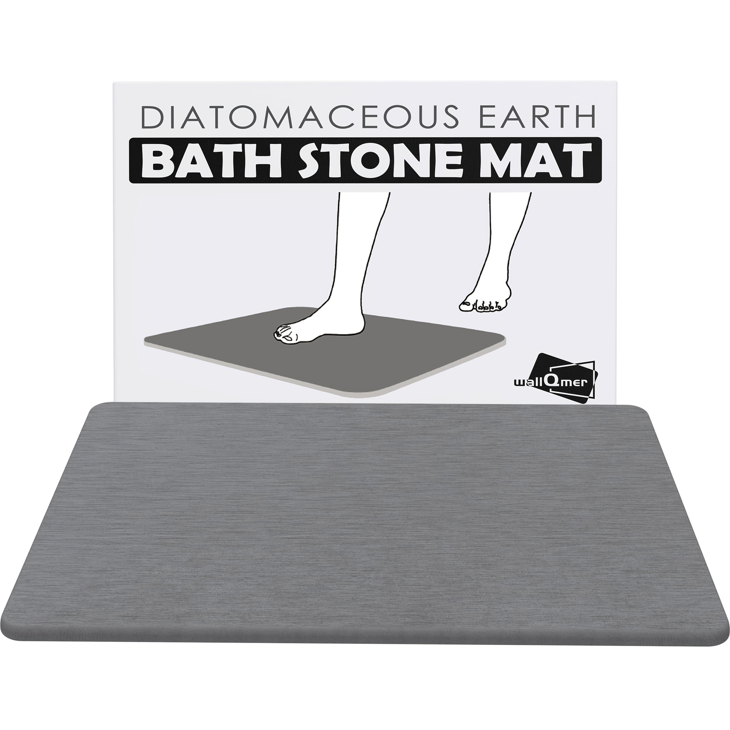 

-drying Bathroom Stone Bath Mat, Diatomaceous Bath Mat, Countertop Stone Tableware Drying Mat, -drying Diatomaceous Earth Bath Mat