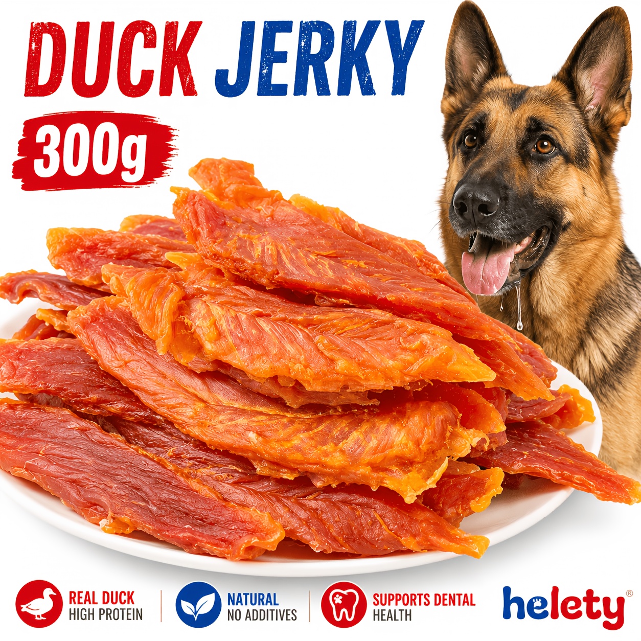 Duck Jerky Dog Treats For Small, Medium, Dog Chews Large Dog, Dog Made With Duck - Healthy, , Dog Chews Long Lasting, And High Protein, , Perfect Training Reward Snack For Dogs