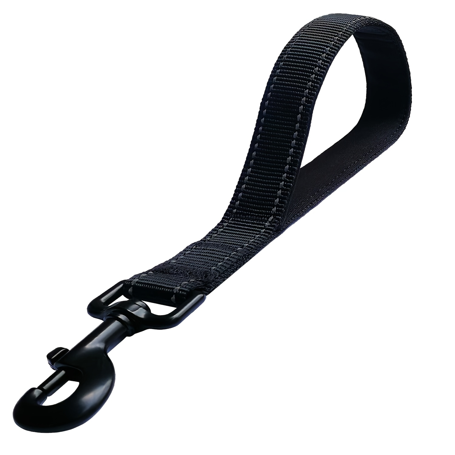 TEMU Short Dog Leash - Traffic Padded Handle - Heavy Duty - Short Nylon Dog Leash For Training Control - Reflective Thread For Large And Medium Dogs
