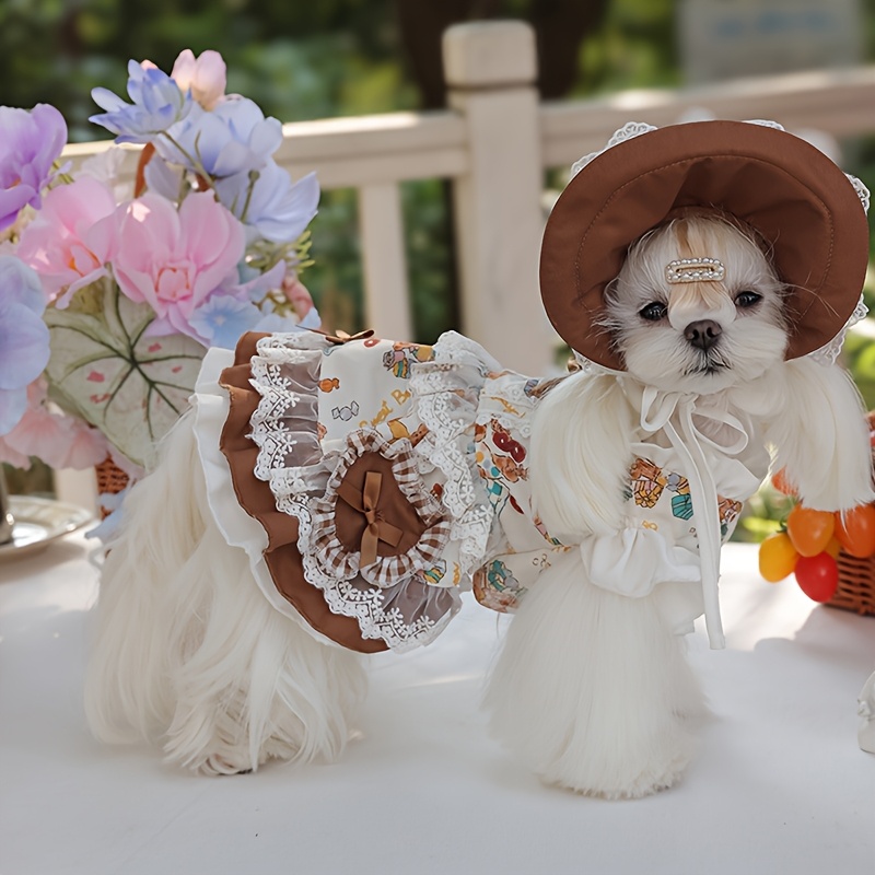 Laxury Dog Dress Blessing Babies【Bliss】 Dog Clothes, Dresses, and Beds For Sale by Beth's Posh Pets