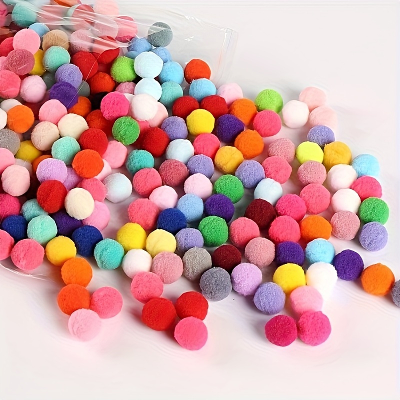 

200pcs Pom Set For Diy , Sewing & Knitting Supplies - Assorted