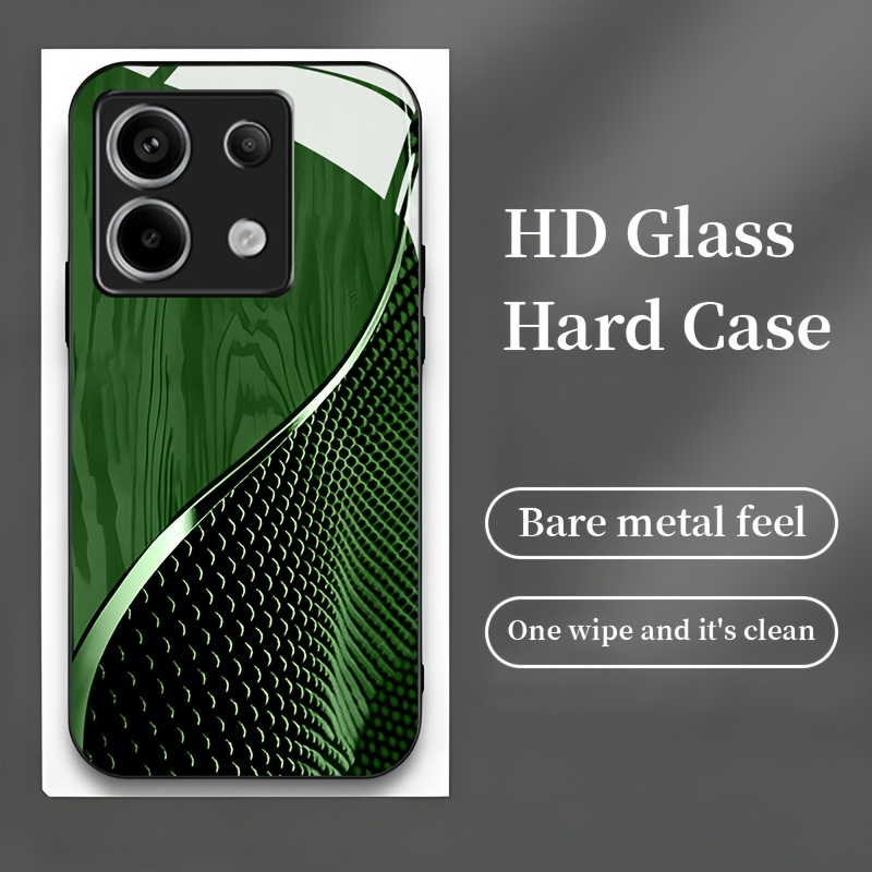 

A Minimalist Striped High-end Glass Protective Case Suitable For 9/9a/9c/9t/10/10a/12/12c/13c/note 9/10/11/12/13 Pro.