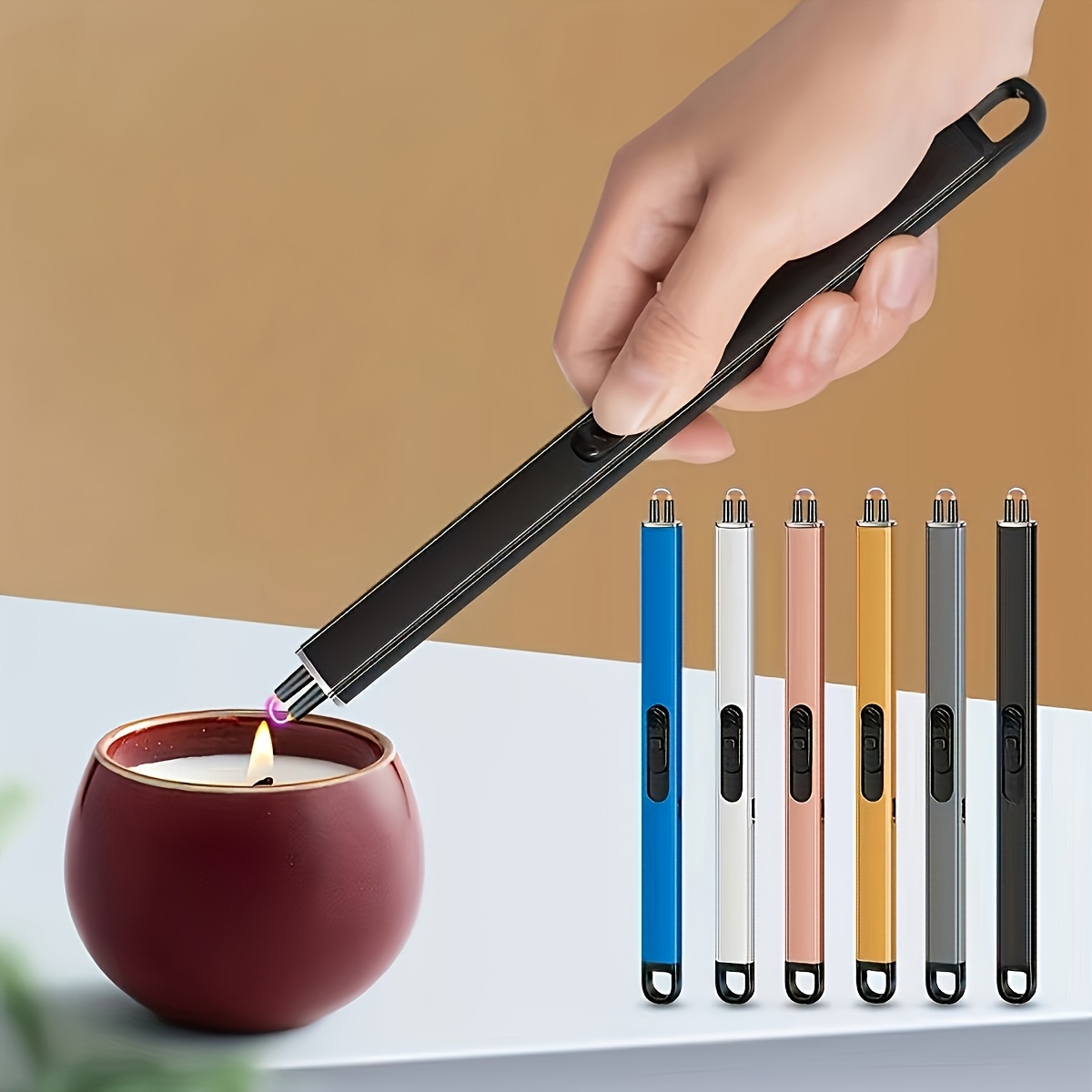 rechargeable lighter windproof electronic lighter     charging   gun suitable for candle lighting barbecue camping and home use   christmas and new year celebrations Product details 5