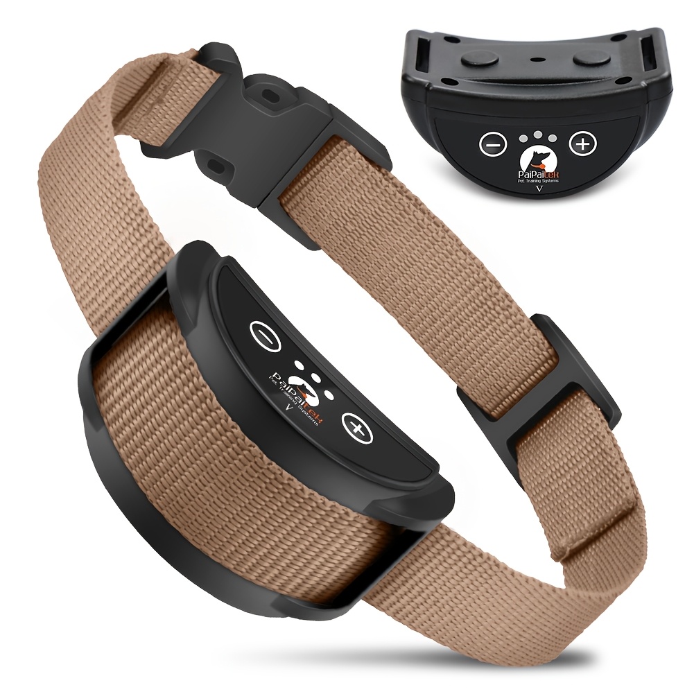 tiniest bark collar for small dogs 5- , only 1.6 * 1in & 0.42oz, with  vibration &sound, extra small & rechargeable, 5 levels - pet supplies
