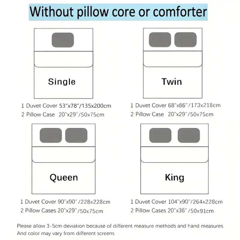 2 3pcs king queen letter print bedding quilt cover couple bedding soft and comfortable bedding with 1 2 matching pillowcases without filling suitable for bedroom 1 quilt cover 2 pillowcases no core Product details 9