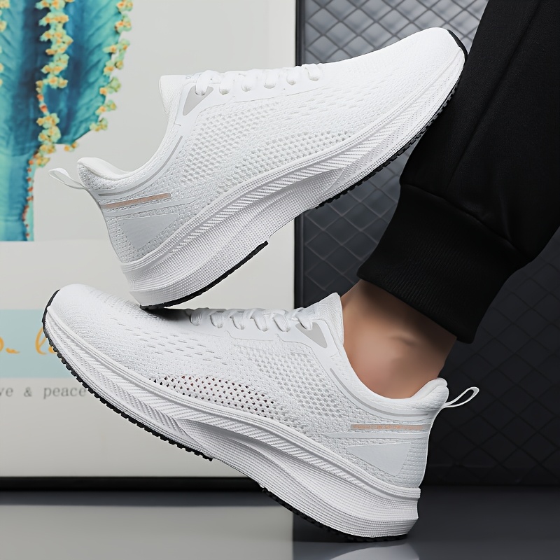 Men's Breathable Mesh Running Shoes - Lightweight Lace-Up Design with High-ity Cushioning Midsole and Durable Outsole, Offering Excellent Performance and All-Day Comfort for Long Runs and Daily Training, Suitable for 11 Festivals