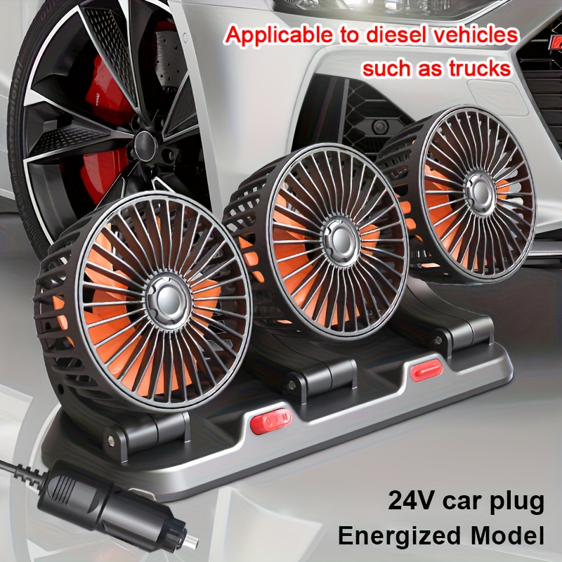 three head adjustable speed flexible angle   low power consumption energy saving multi angle airflow powerful multi   use 36v or below voltage   cigarette lighter button control battery not included