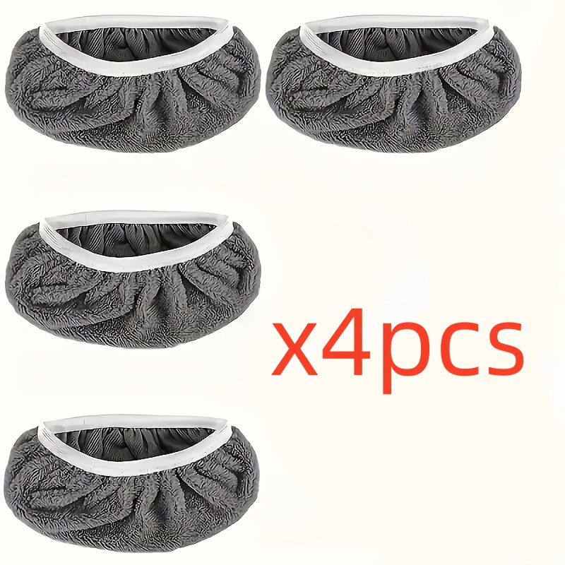 TEMU 4pcsreusable Mop Pads For Sweeper Mop - Dry Sweeping Cloths & Wet Mopping Cloths For Household Cleaning - Washable Microfiber Wet Pads For Mopping Floors (mop Is Not Included)