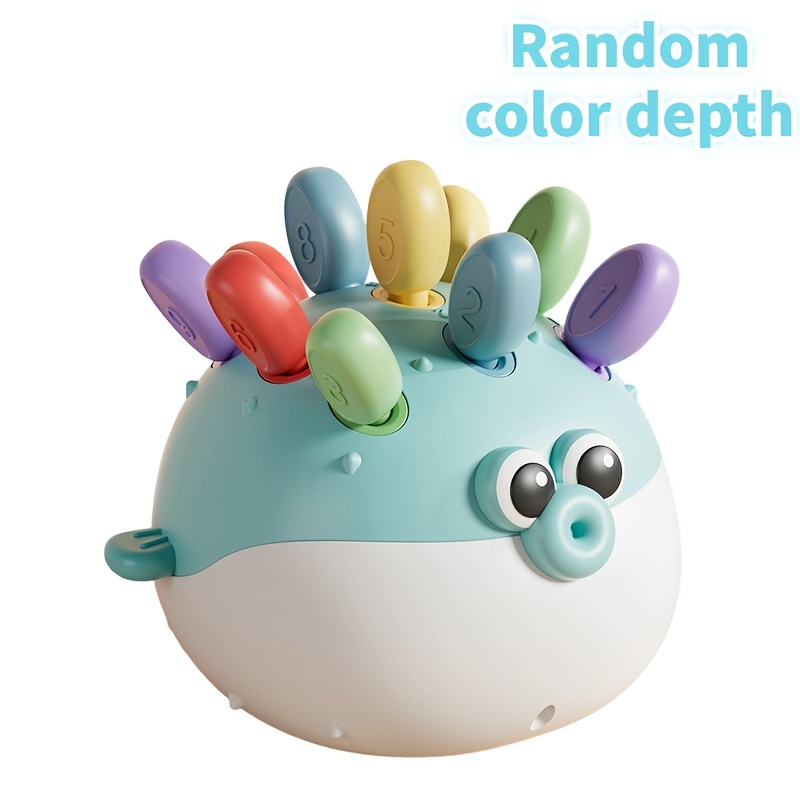 Image of Pufferfish Building Toys - Interactive Colorful For Toddlers, Enhances Motor Skills, & Color Recognition, Perfect For Christmas, Birthday, Halloween Gifts, Random Color Depth