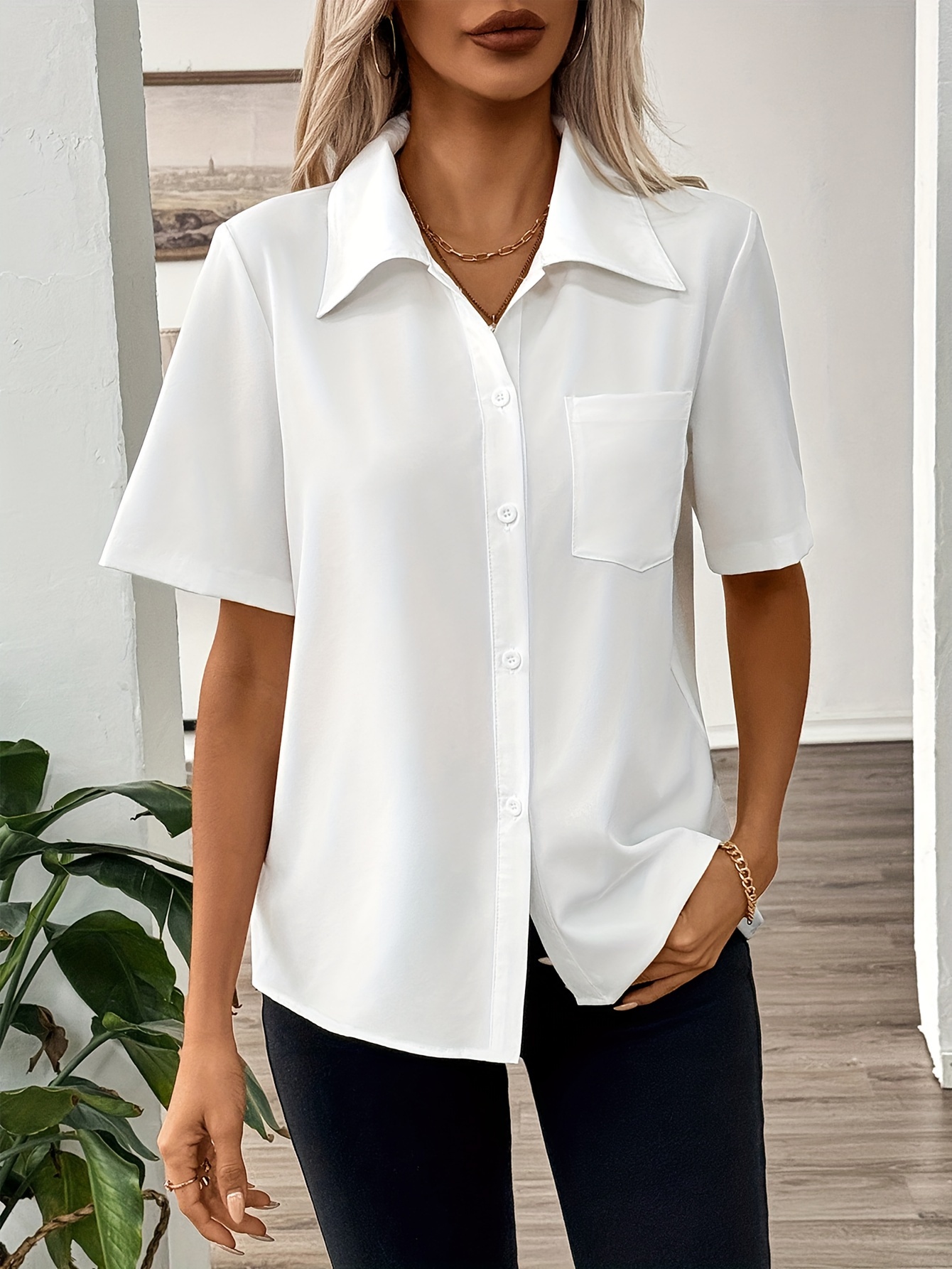 white dress blouses