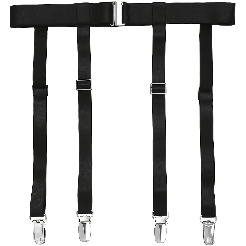 Image of Women's Thigh Garter Belt Gothic Leg Harness Belt Adjustable Stockings Garter With /clips For Thigh High Socks