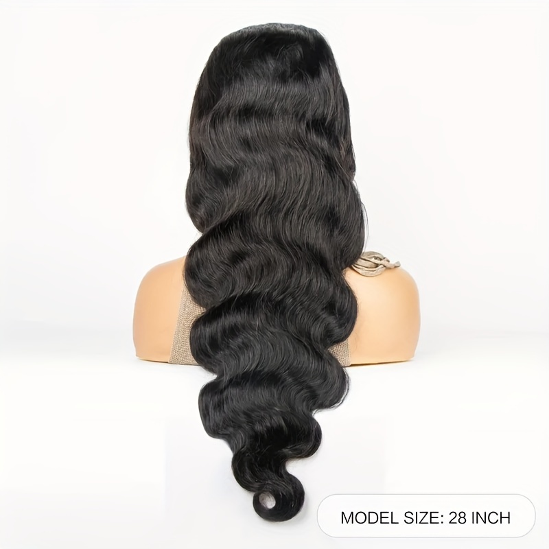 TEMU Knots Wig Glueless Wigs Human Hair Blend 200% Density Pre Cut 4x4 Hd Lace Closure Wigs Human Hair Body Wave Lace Front Wigs Human Hair For Women