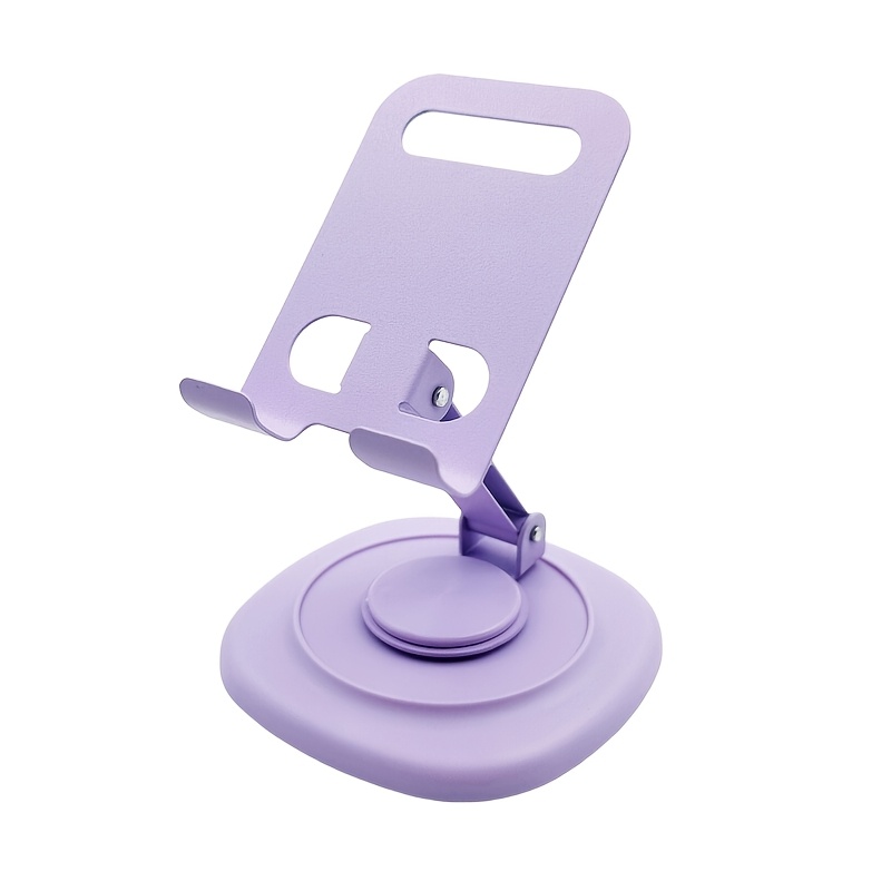 TEMU 360-degree Rotatable And Adjustable Desktop Phone Holder, Sturdy And Foldable, Suitable For All Mobile Phones