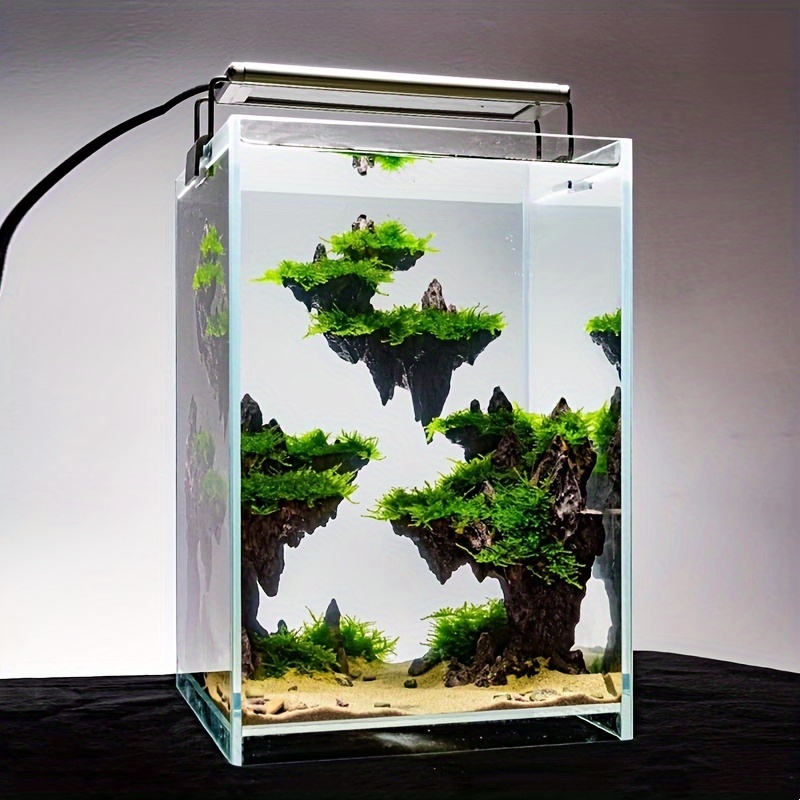 

Sky City Aquarium Decor - Landscape For Fish Tanks, Easy Setup Water Scene Photography Solution ( Not Included)