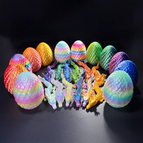 12pcs dragon and dragon egg set fantasy and egg figurines easter hatching vitality festival figurines easter gift birthday gift festival party figurines