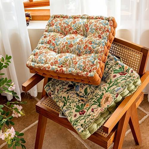 cushion dining chair cushion square thickened seat cushion stool seat pad comfortable dining chair back cushion thick lumbar chair pad portable thickened seat cushion