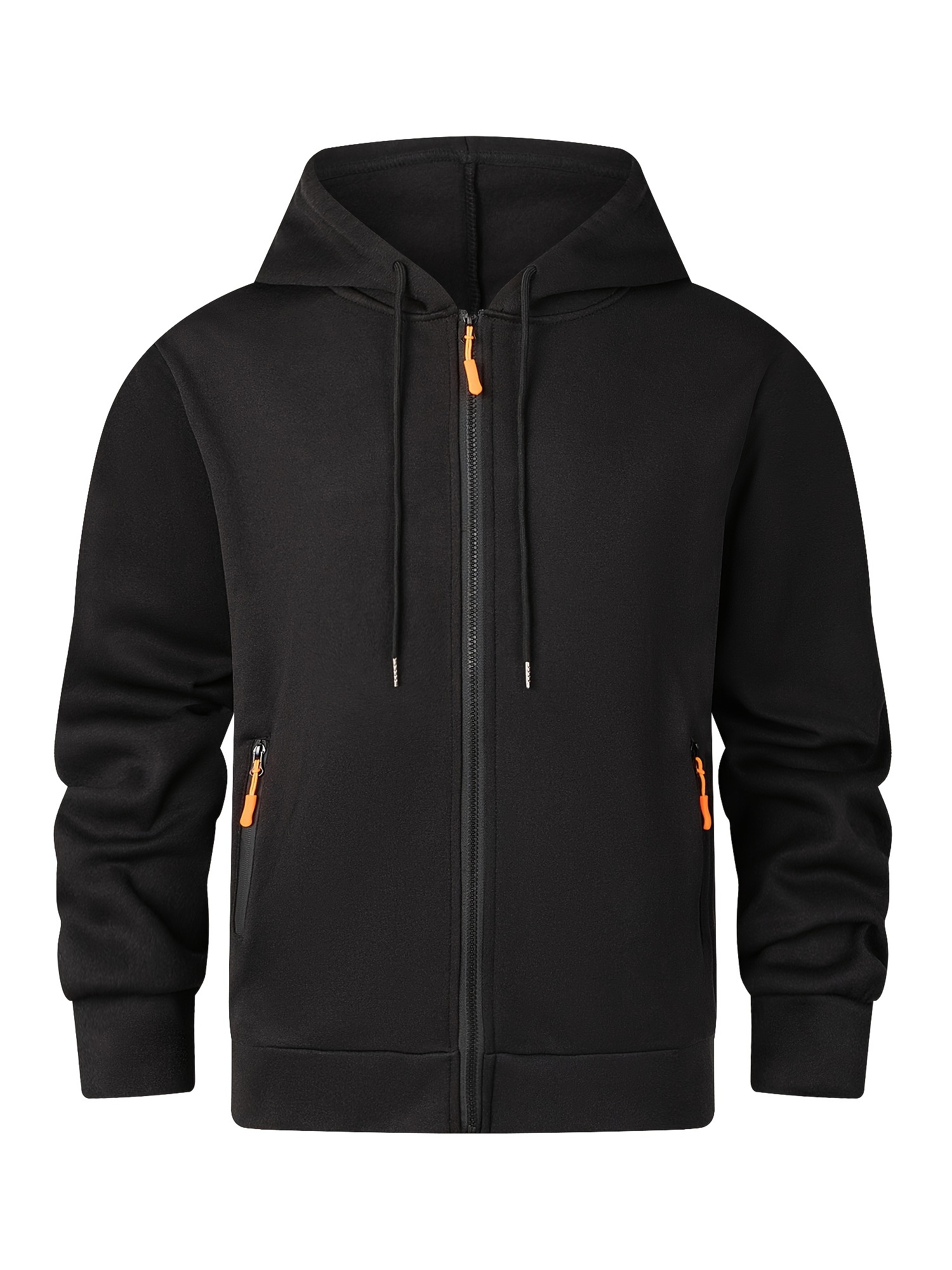 Sweat à Capuche Homme Zippé Avec Poches - Pull Décontracté Manches Longues, Idéal Pour Le Sport Et Le Quotidien - 11