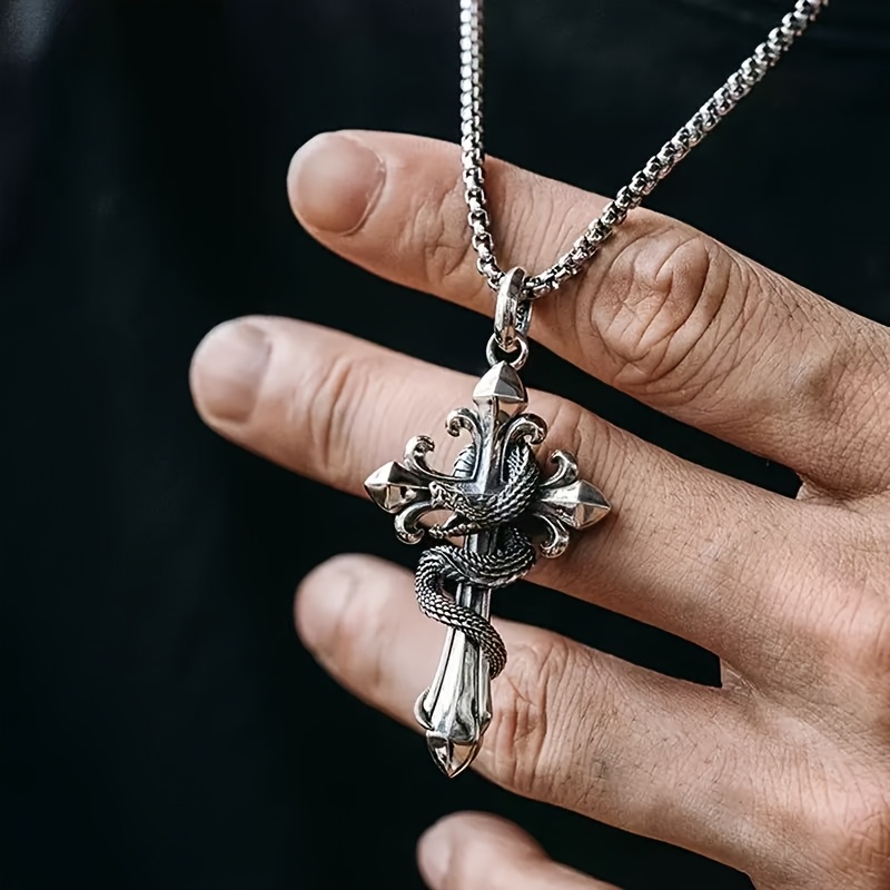 Men's S925 Silver Zodiac Year Kite Pendant Necklace