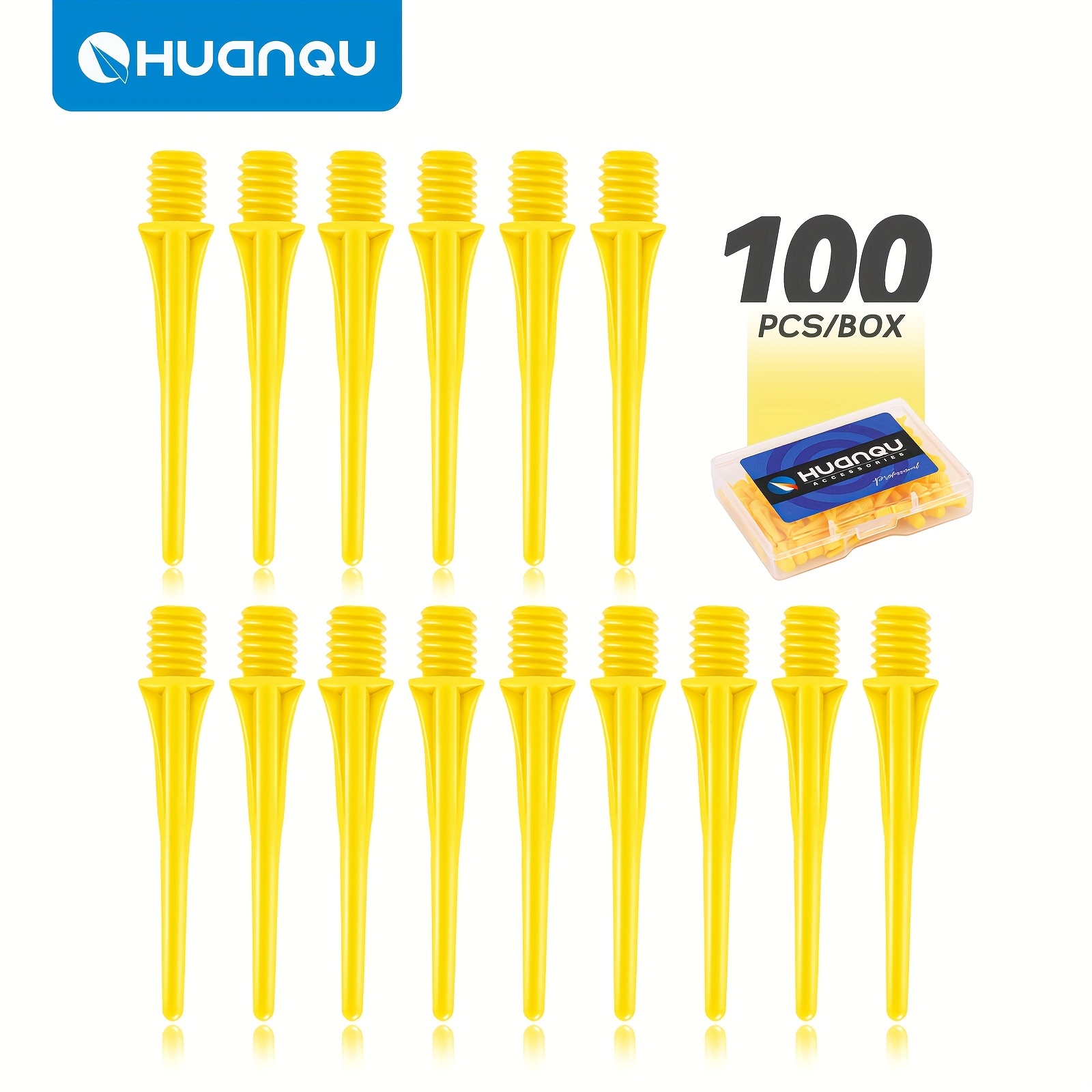Replacement 2BA Dart Tips Secure Fit 100pcs for Soft Tip Darts Game Accessories
