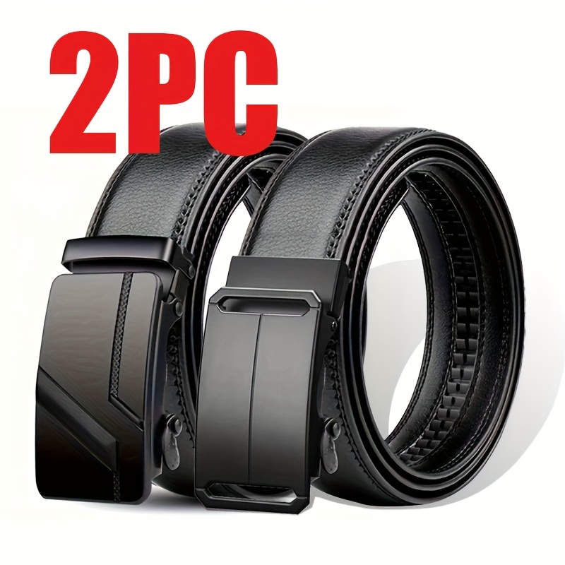 Men's Belts with Automatic Buckles Business Style