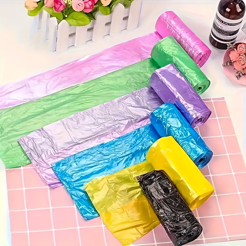 100pcs multi purpose disposable garbage bags   home   ideal for living room bedroom outdoor bathroom 17 72 x 19 69 inches details 2