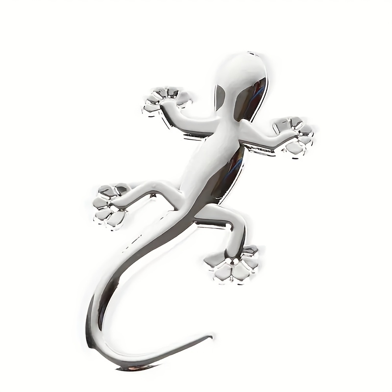 

1pc Autocollant de Voiture Gecko Lézard pour Moto Autocollant 3D Étanche et Réfléchissant, Autocollant d'Accessoires de Style de Voiture