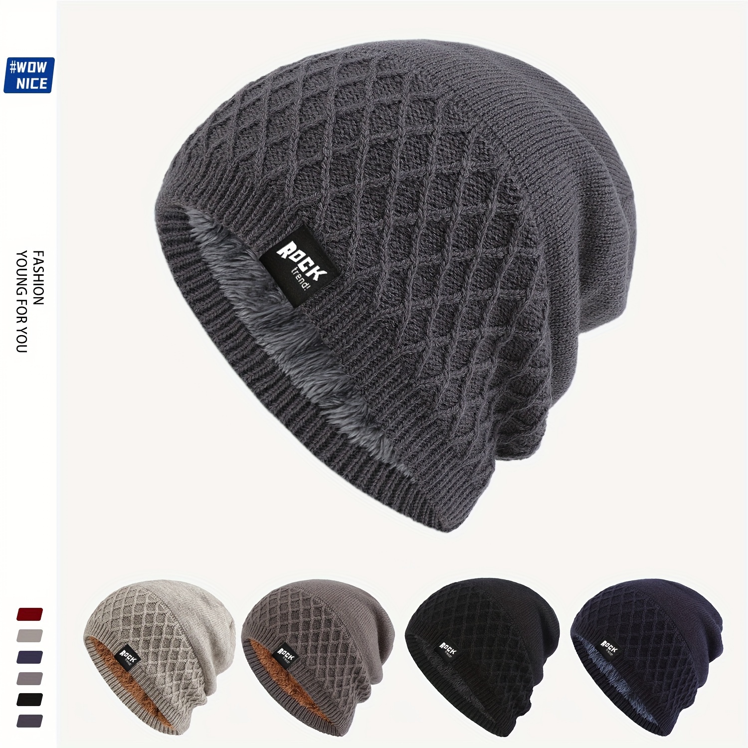 MOCOFO MOClassic Cache-oreilles En Polaire – Cache-oreilles D'hiver Pliables Derrière La Tête Pour Homme Et Femme (noir