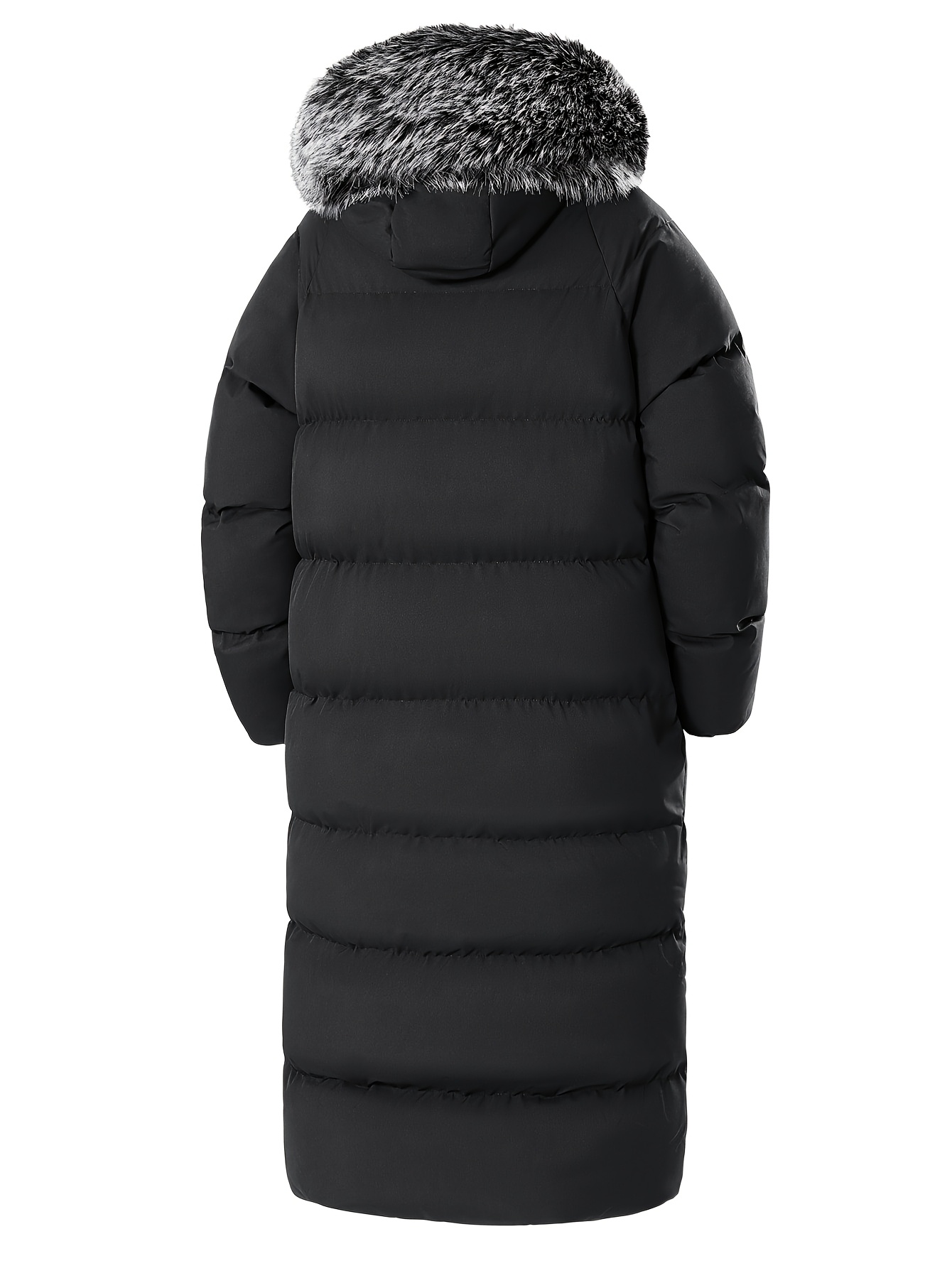 Men's Casual Winter Jacket with Hood and Collar