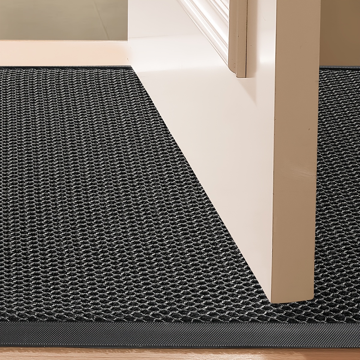 Half Round Welcome Door Mat, Non-Slip Indoor Rug