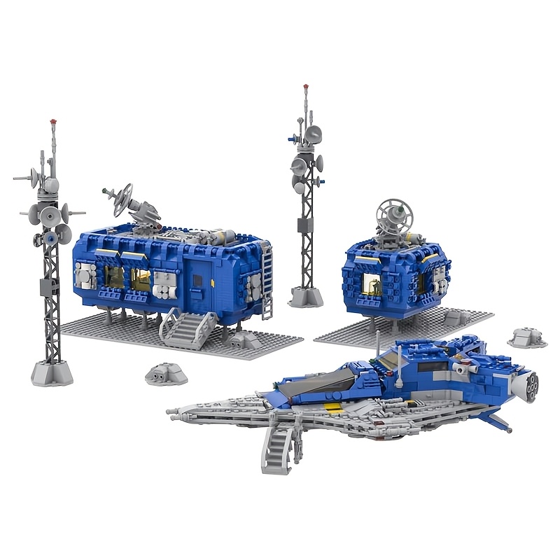 Zorvathyn Space Series - , 2922pcs High-quality Abs Building Blocks, Exquisite Assembly Decoration, Suitable For Office Desktop Display, Ideal Gift For Space Enthusiasts
