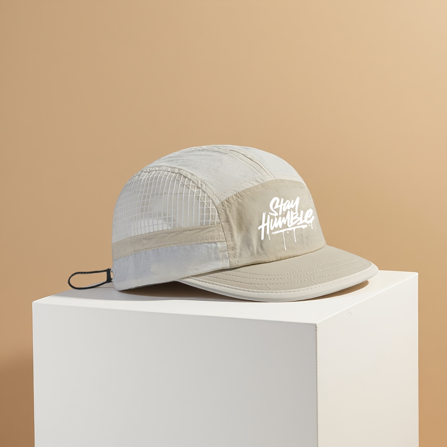 TEMU Men's Japanese Vintage Short Brim Soft Top Baseball , Quick-dry Printed Unisex Summer Baseball