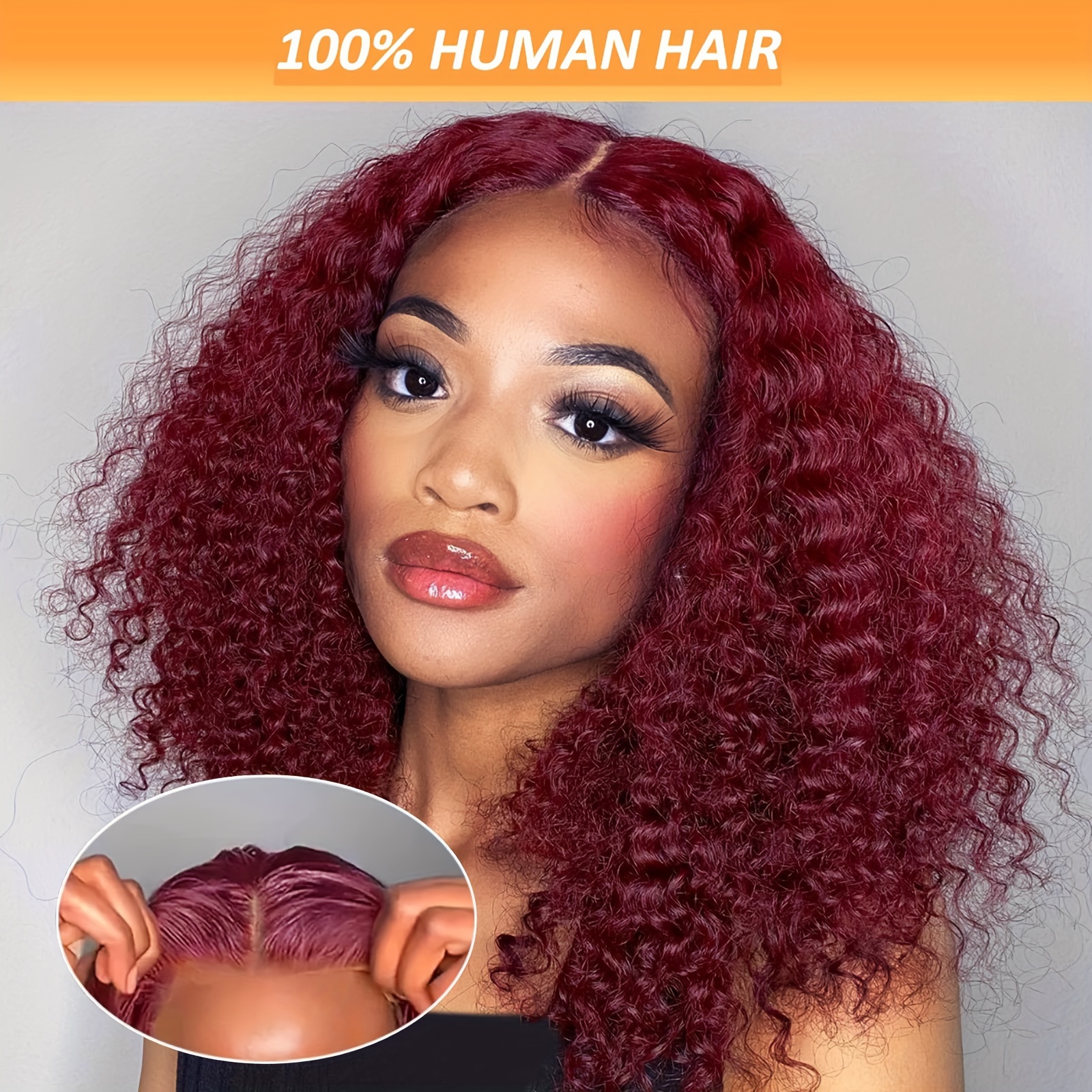 

Dark Burgundy Bob Wig Human Hair Curly Closure Wig Human Hair 5x5 Hd Lace Wigs For Women Glueless Wigs Pre Plucked Pre Cut Deep Wave Bob Wig 180 Density 14 16 18 Inch