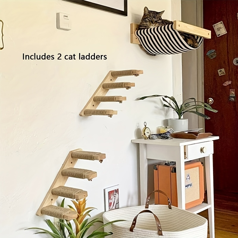 a ladder suitable for small and medium dogs and cats, with