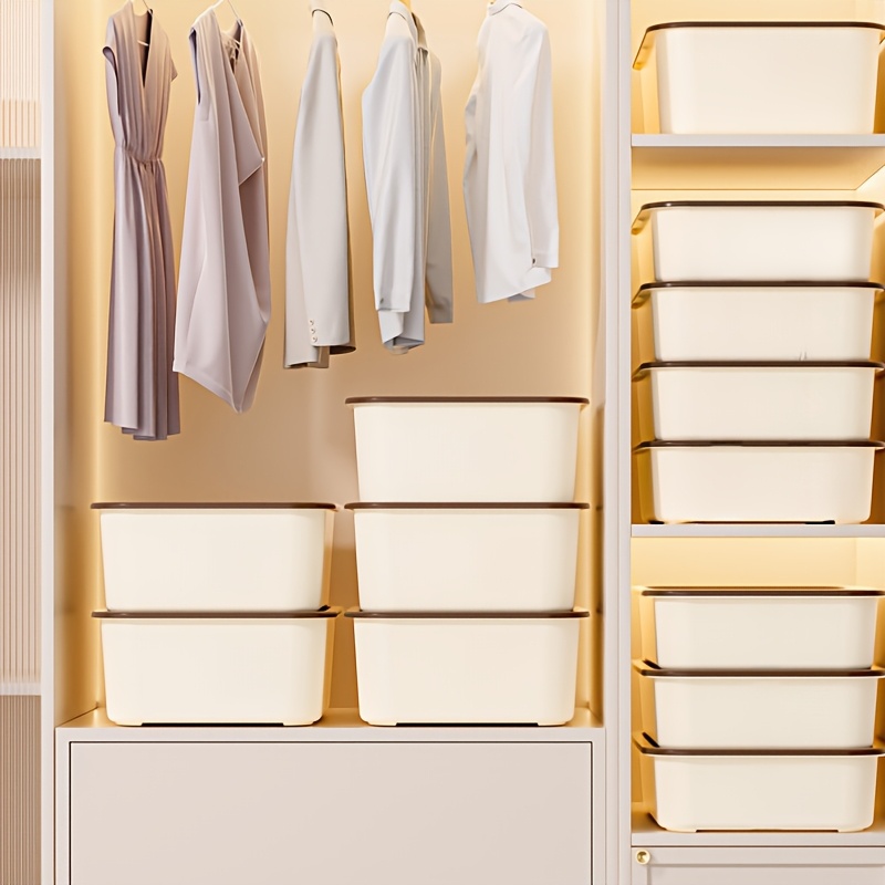 4pcs storage box set a multifunctional storage solution with a   that   closet space Product details 3