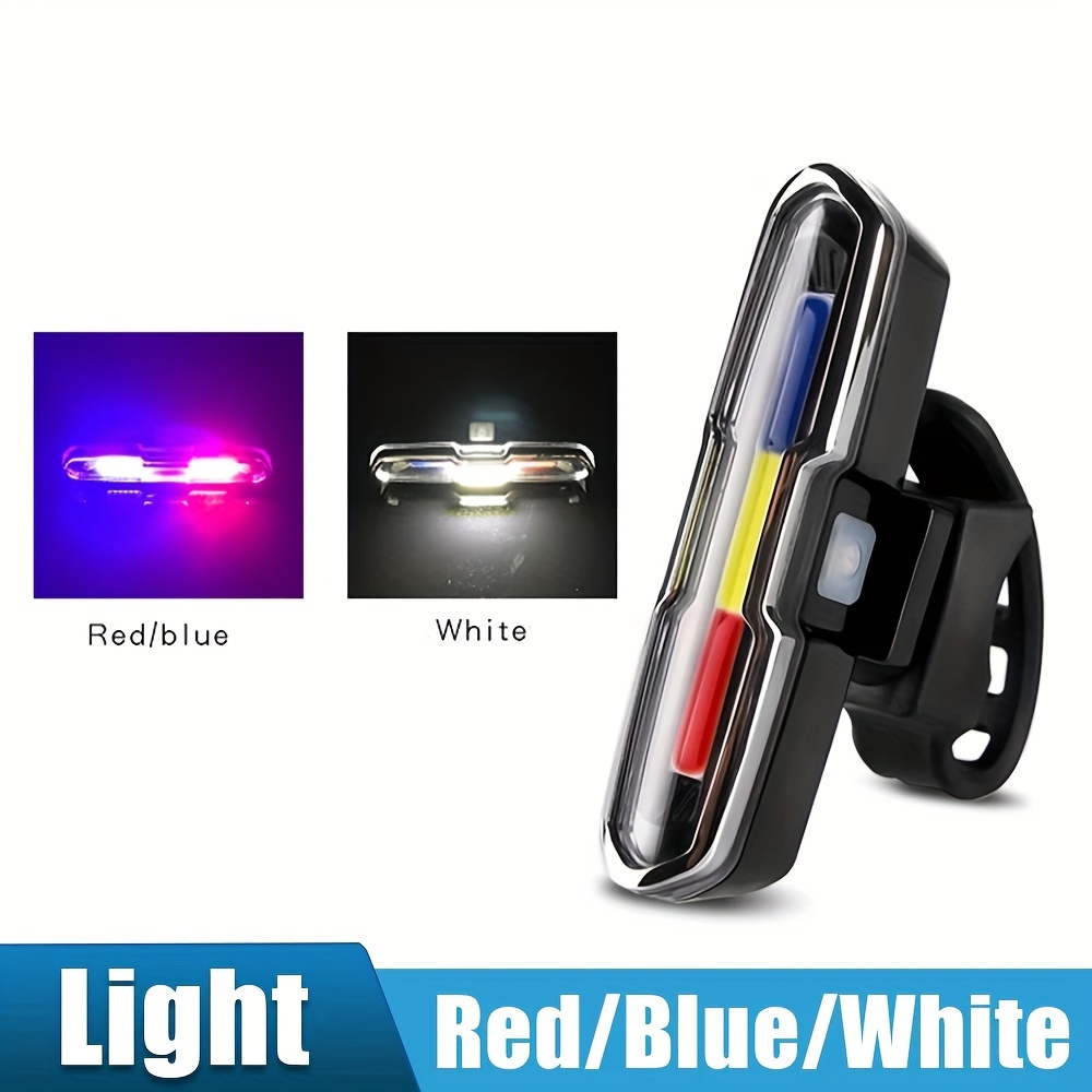 TEMU Led Tail Light Accessory - 3- Riding , - Brightness For Evening Safety, Durable Material, - Gear