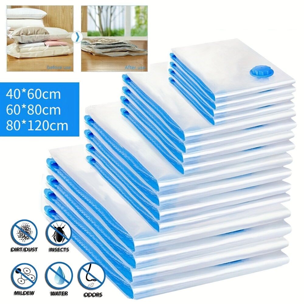 

20pcs Vacuum Storage Bags 10pcs 40*60cm, 5pcs 60*80cm, 5pcs 80*120cm