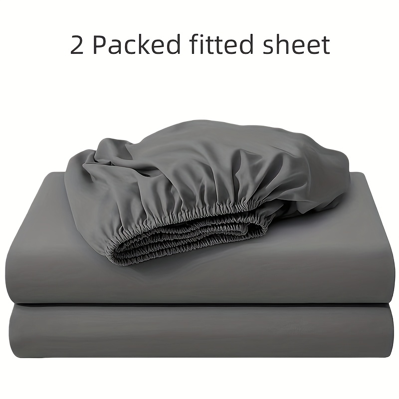 Halloween Bedroom Fitted Sheet, 2pcs Cozy Fall Bedding Set, Elastic Bed Sheet, Design, Machine Washable Home Decor For Bedroom, Dorm & Rv