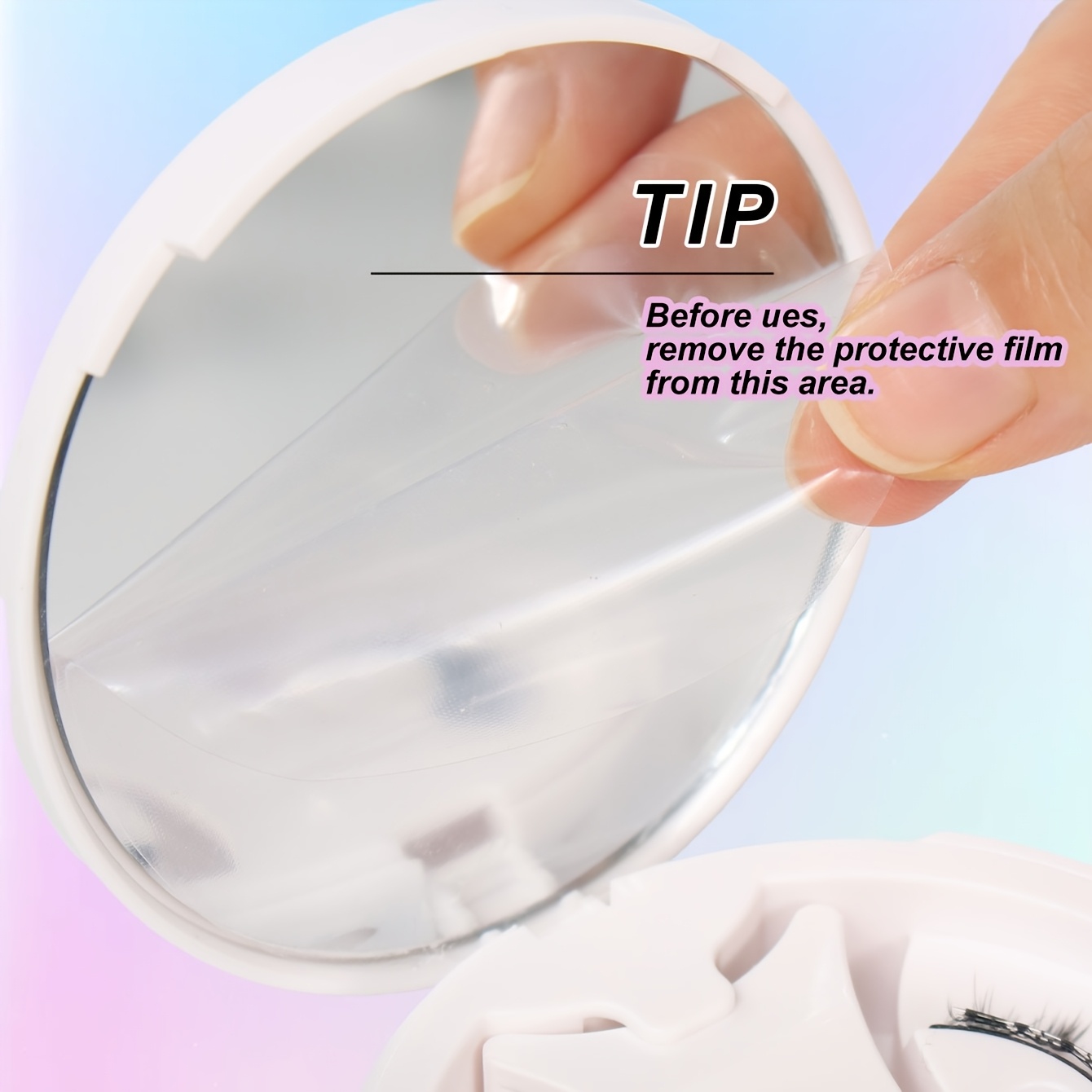 magnetic false eyelashes for lengthening the outer corner 1 pair with professional clip reusable cat eye dense natural long length eyelashes 5 12mm lightweight makeup tool Product details 8